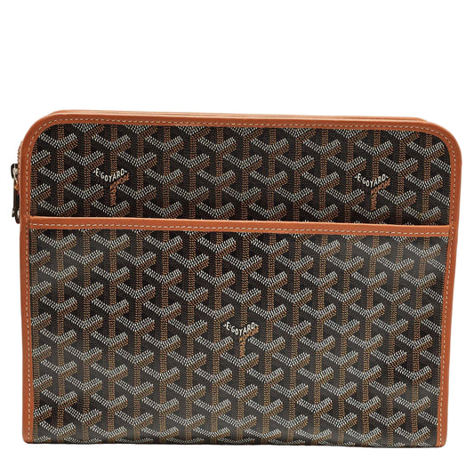 GOYARD JOUVENCE TOILETRY BAG GM BROWN/BLACK