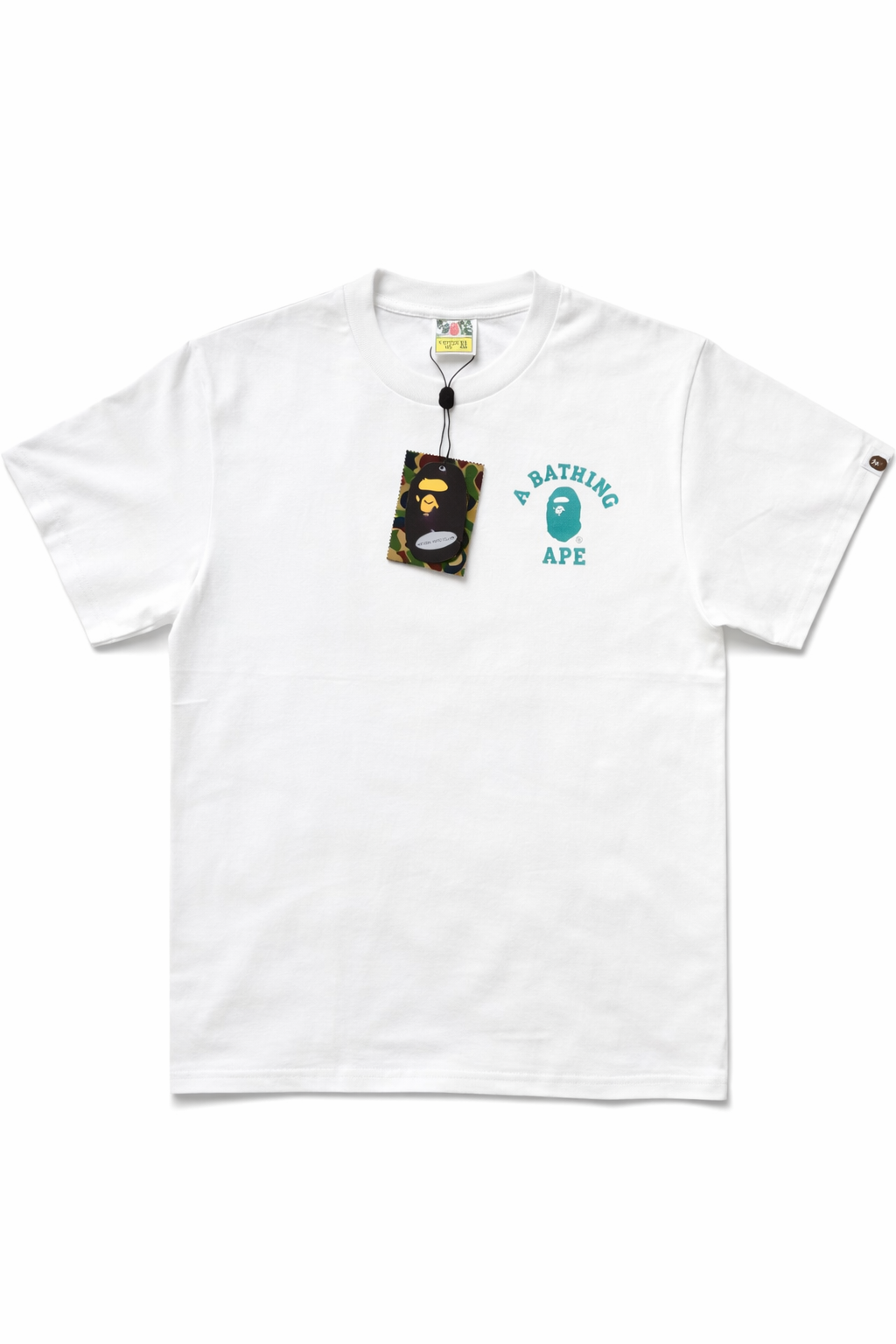 BAPE Honeycomb Camo College ATS Tee 'White/Blue'