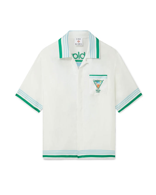 Camisa estilo Bowling estampada