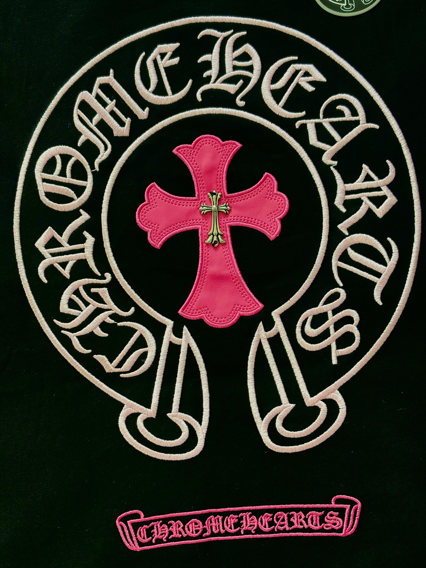 Chrome Hearts Horseshoe Pink Tee