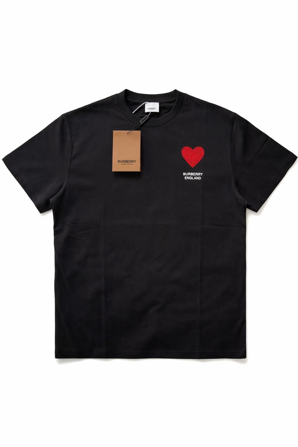 Burberry Heart Logo - Black Tee