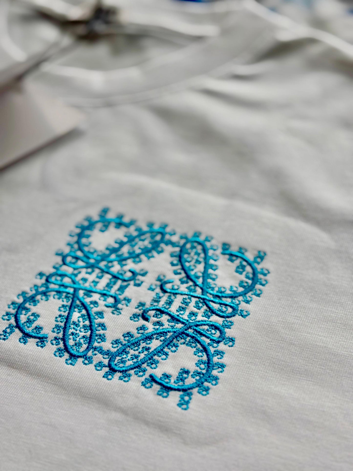 LOEWE Anagram Tee - White / Blue