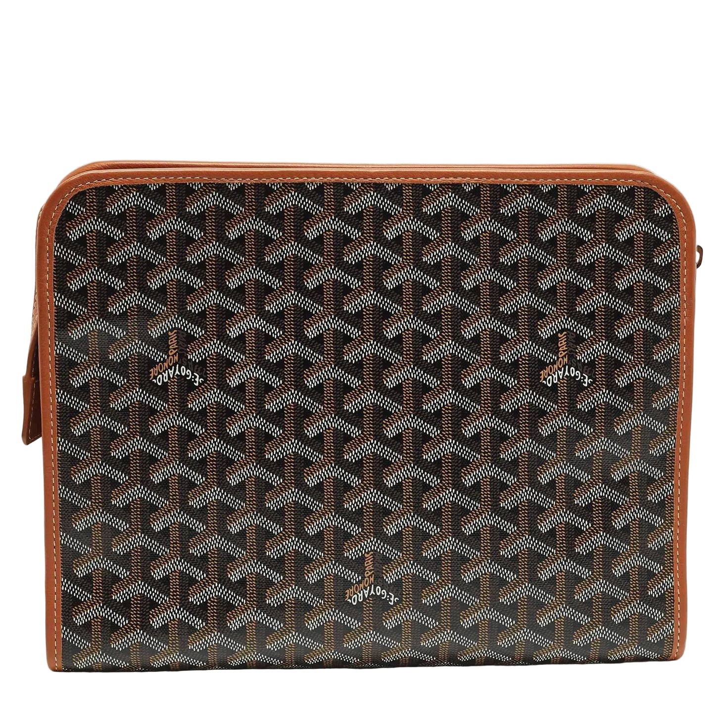 GOYARD JOUVENCE TOILETRY BAG GM BROWN/BLACK