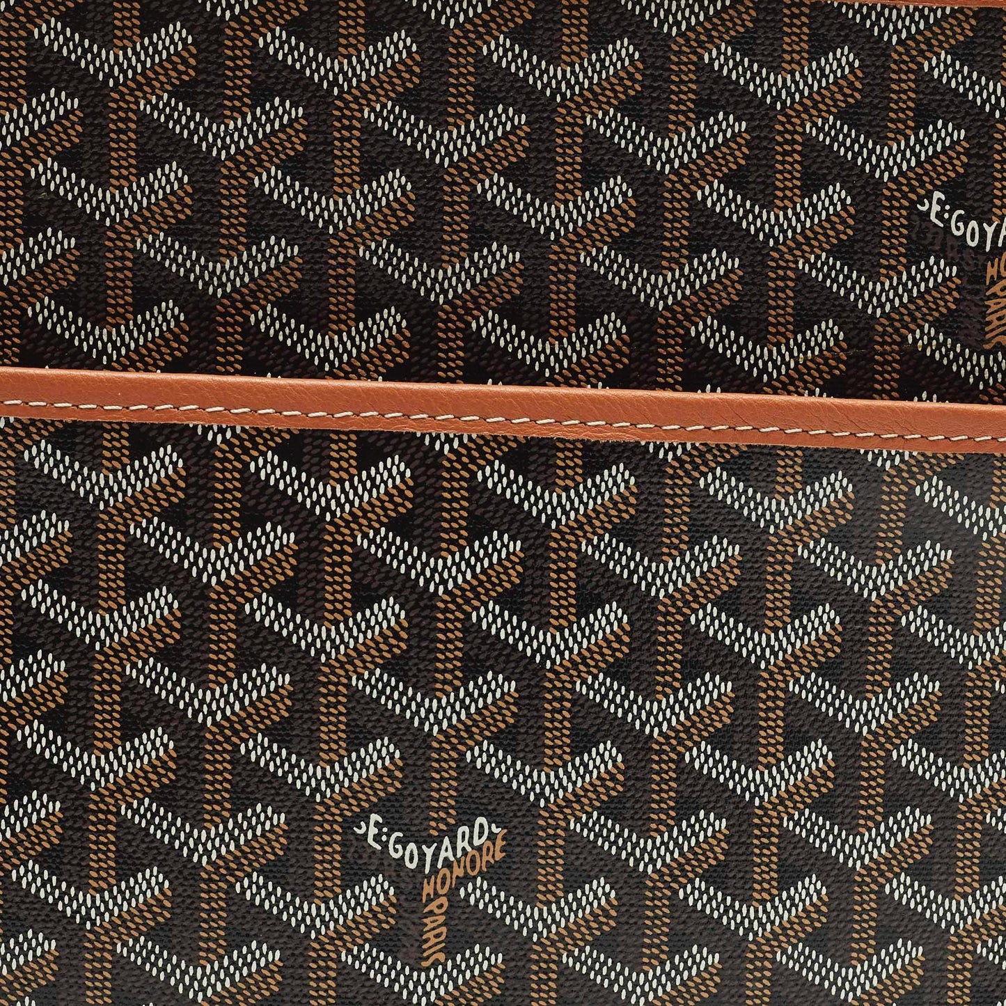 GOYARD JOUVENCE TOILETRY BAG GM BROWN/BLACK